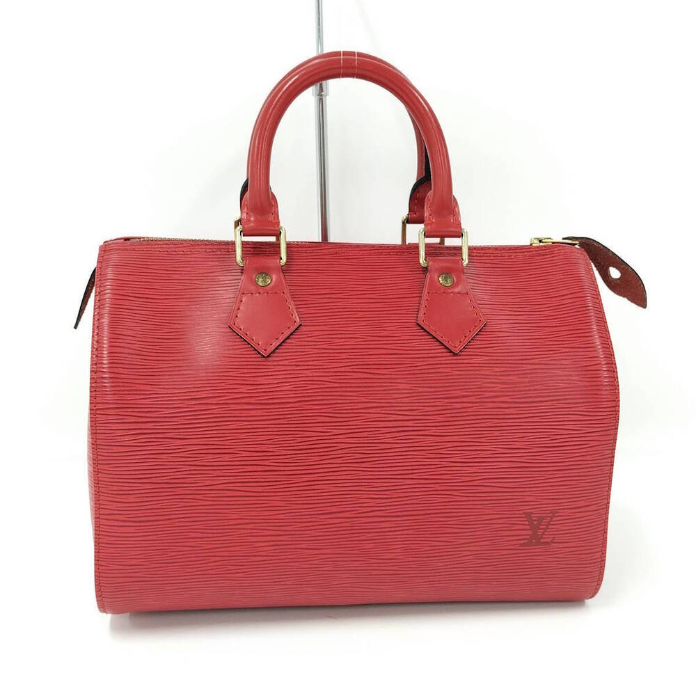 Louis Vuitton Speedy Boston Bag Epi Leather Castilian Red
